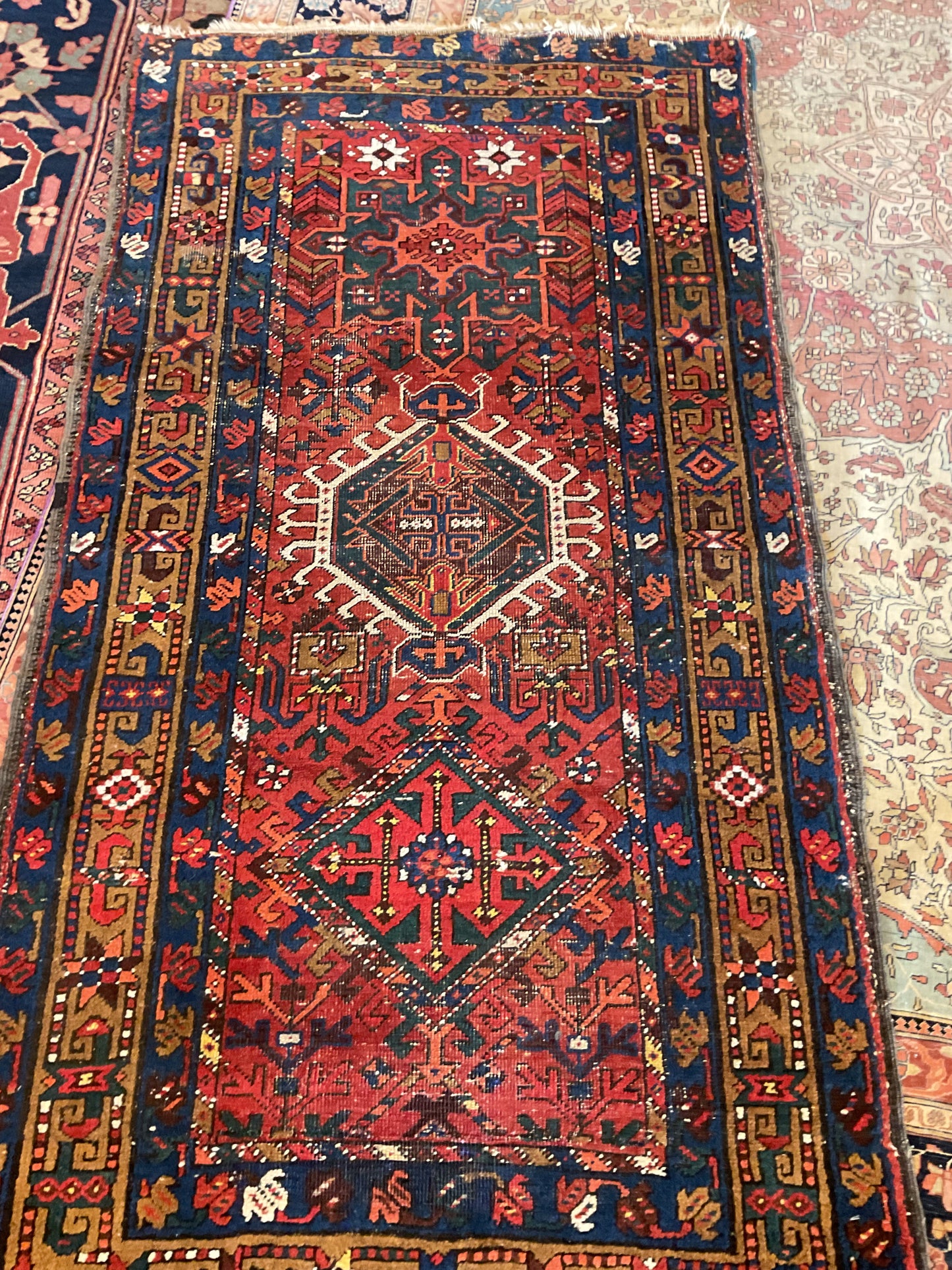 Persian Heriz  - 3x6 - 666898