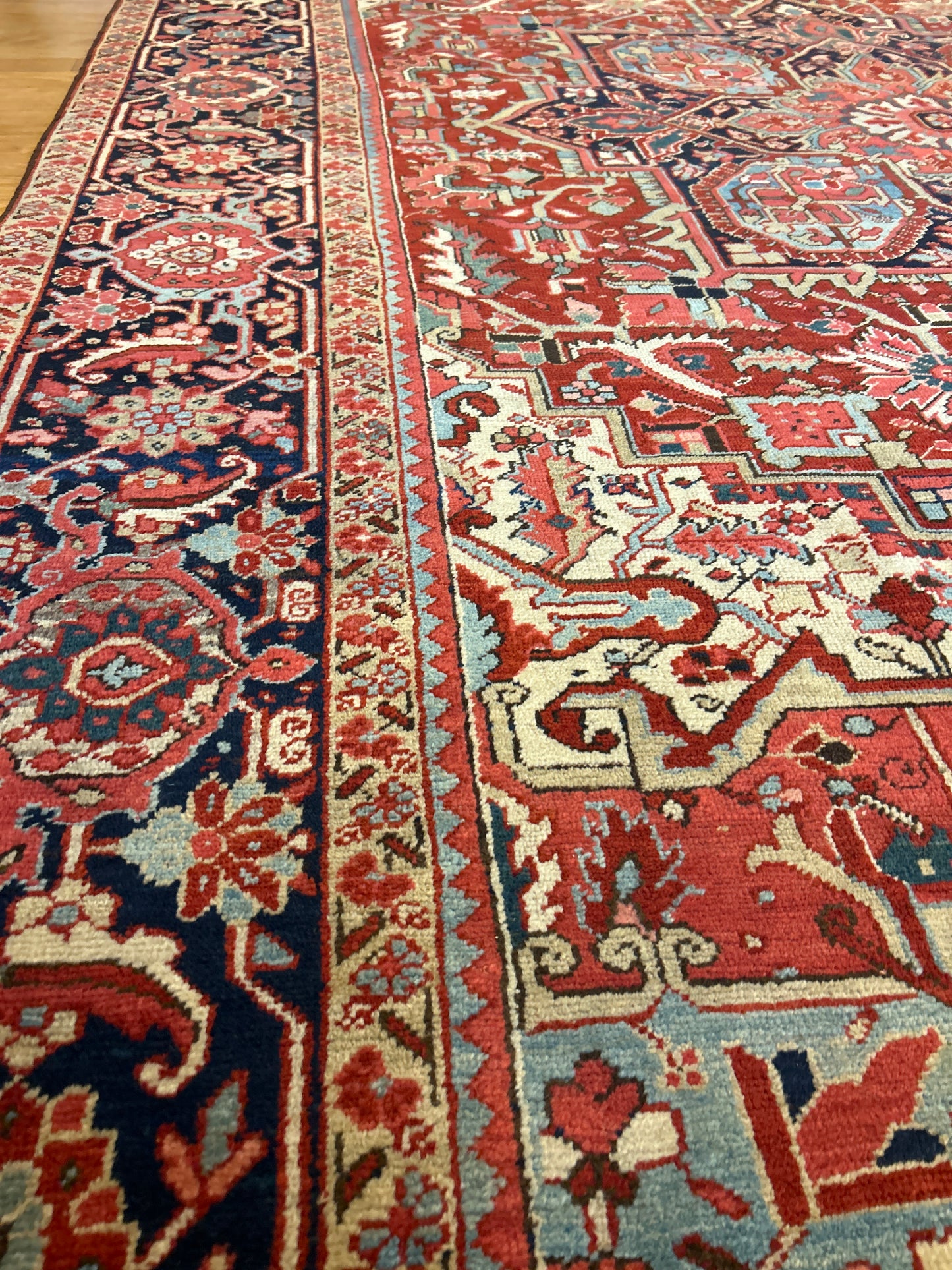 Persian Heriz - 9.6x13.2 - 17755