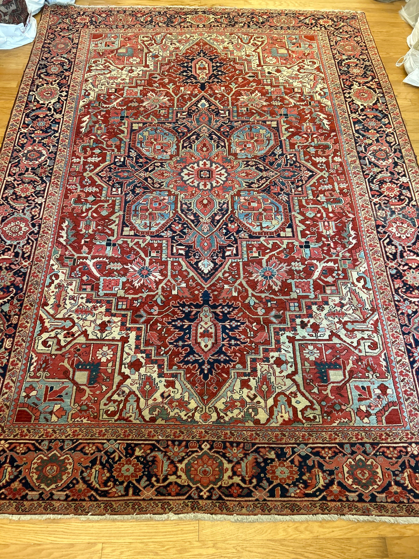 Persian Heriz - 9.6x13.2 - 17755