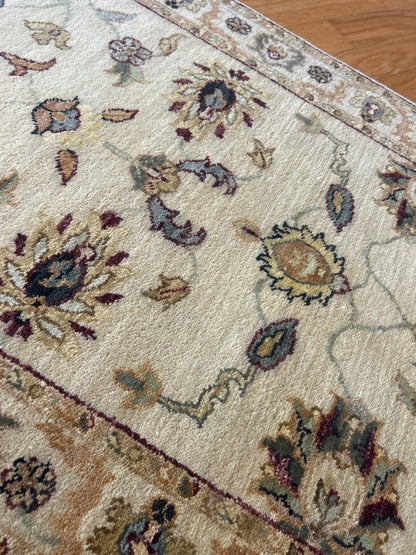 Indian Peshawar Runner, 2'6" x 16', in beige, brown and ivory - photo 6