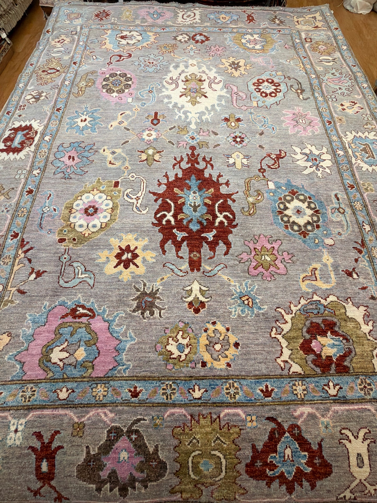 Afghan Oushak - 8.9x11.11 - 7293