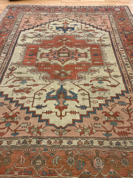 Persian Serapi - 9.7x11.8 - 1865
