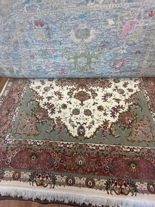 Sino Tabriz W/silk - 7.10x9.9 - 048600047