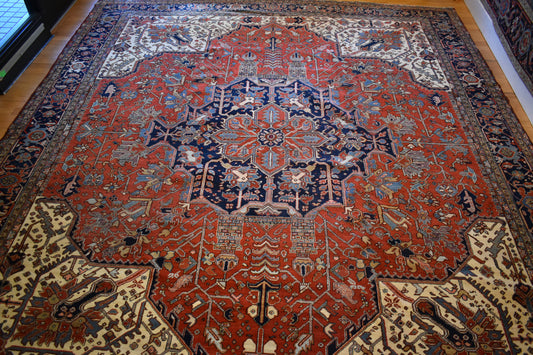 Persian Heriz - 11.5x13.2 - 3694321