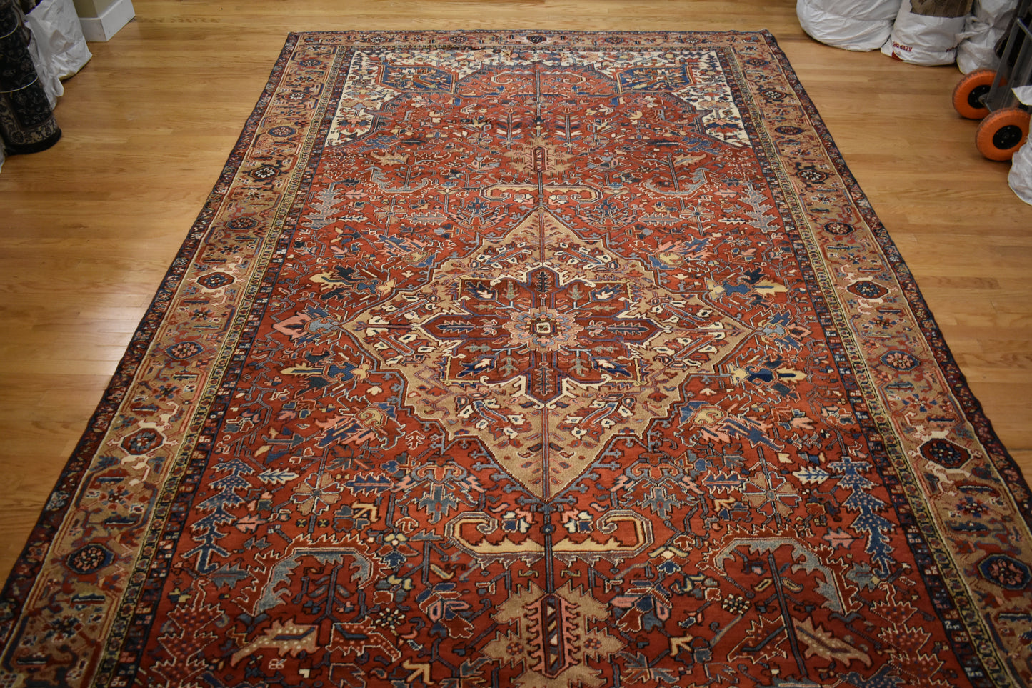 Persian Heriz - 9.6x18.7 - 32022