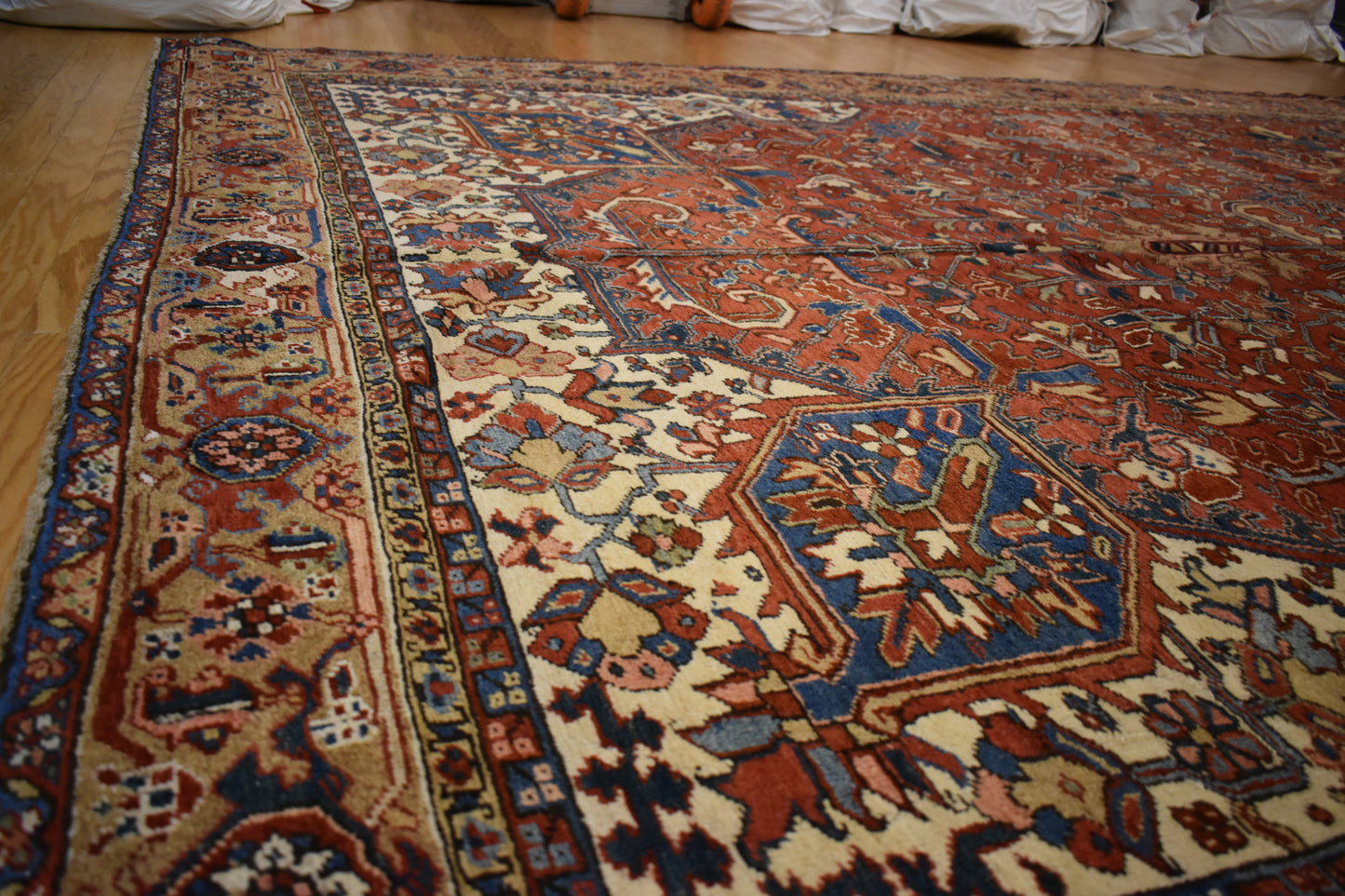 Persian Heriz - 9.6x18.7 - 32022