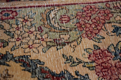 Antique Persian Kerman Rug, 1'11" x 4'2", in blue, green, ivory and pink - photo 3