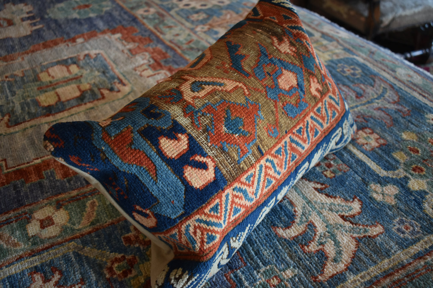 Persian Caucasian Pillow - 12"x20