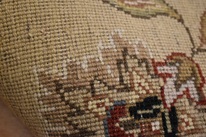 Indian Agra Jaipur Rug, 10' x 13'7", in beige, cocoa and cream - photo 3