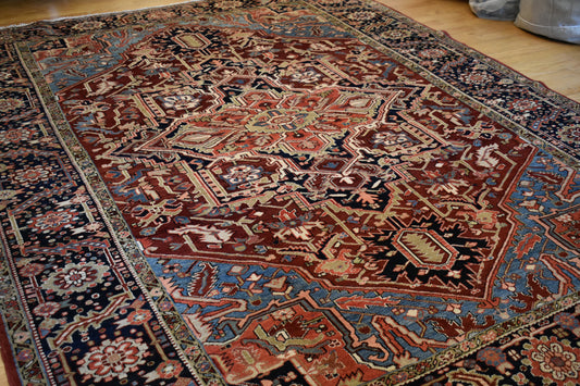 Persian Heriz - 8.0x10.10 - 1629