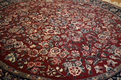 Sino Yazd Rug, 5'1" x 5'1", in black, brick and teal - photo 5