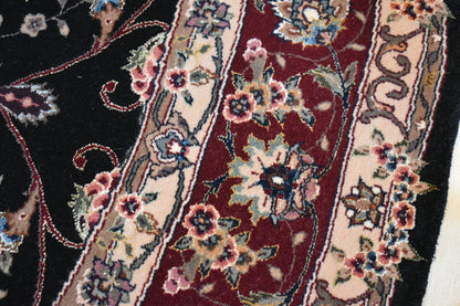 Sino Tabriz Rug, 6' x 6', in black and red - photo 2