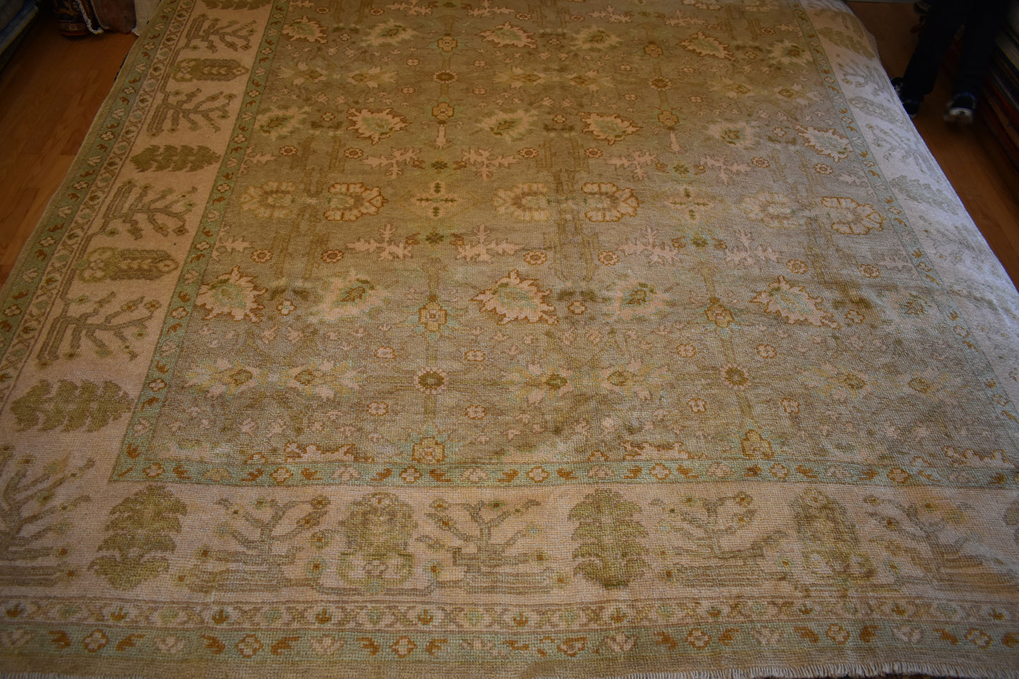 Turkish Oushak - 9.7x12.4 - 073476