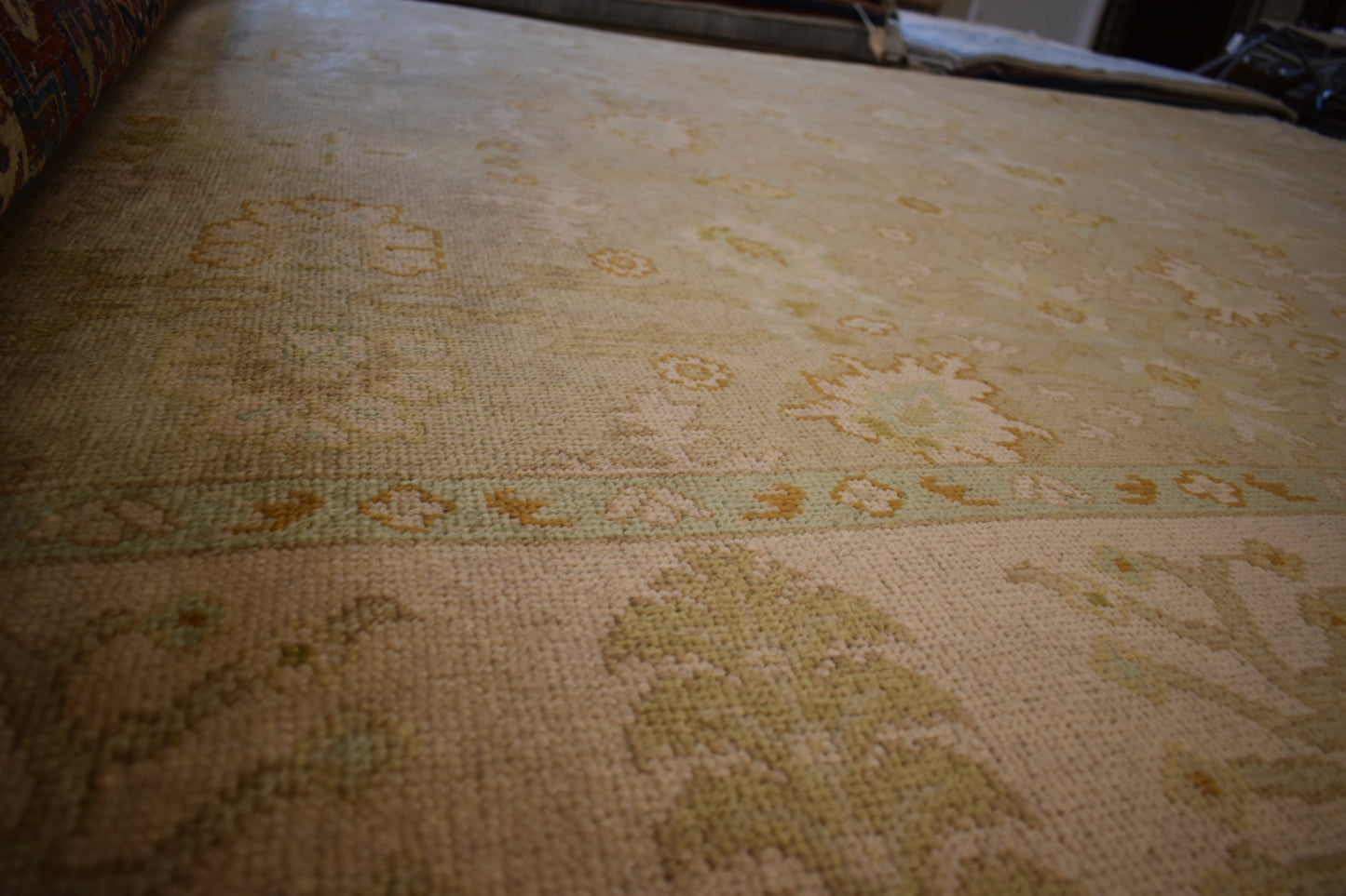 Turkish Oushak - 9.7x12.4 - 073476