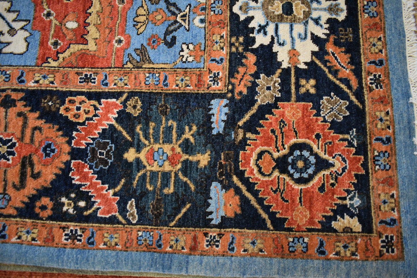 Indian Heriz Serapi - 9.0x12.4 - 7293