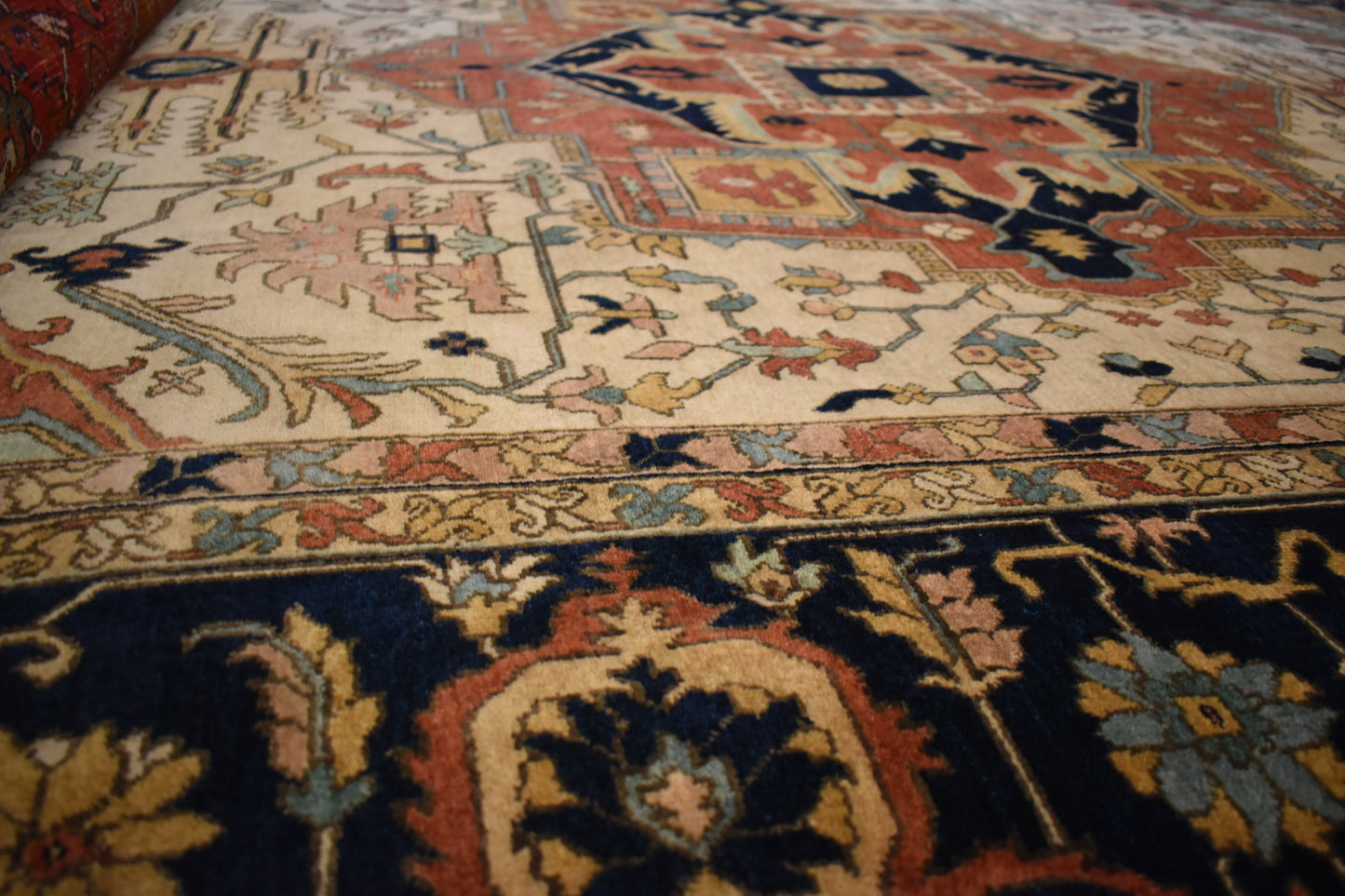 Indian Heriz Serapi - 8.9x11.11 - 5926