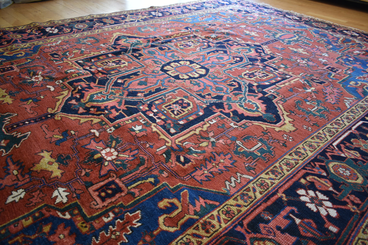 Persian Heriz - 7.11x11.9 - J5759