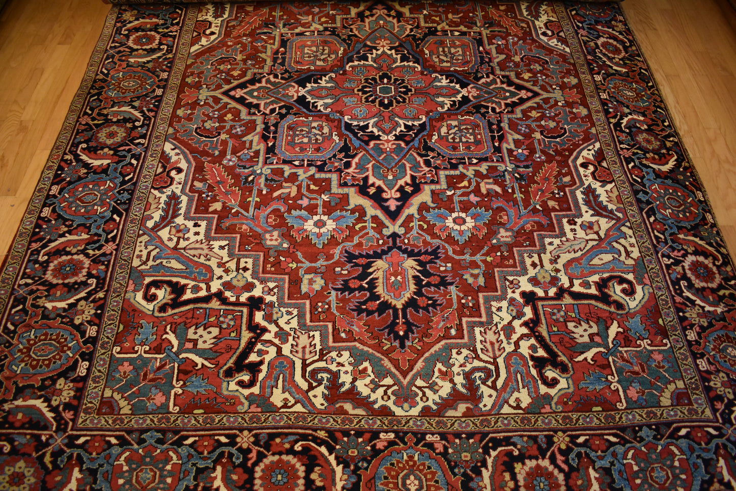 Persian Heriz - 9.3x12.2 - 5113