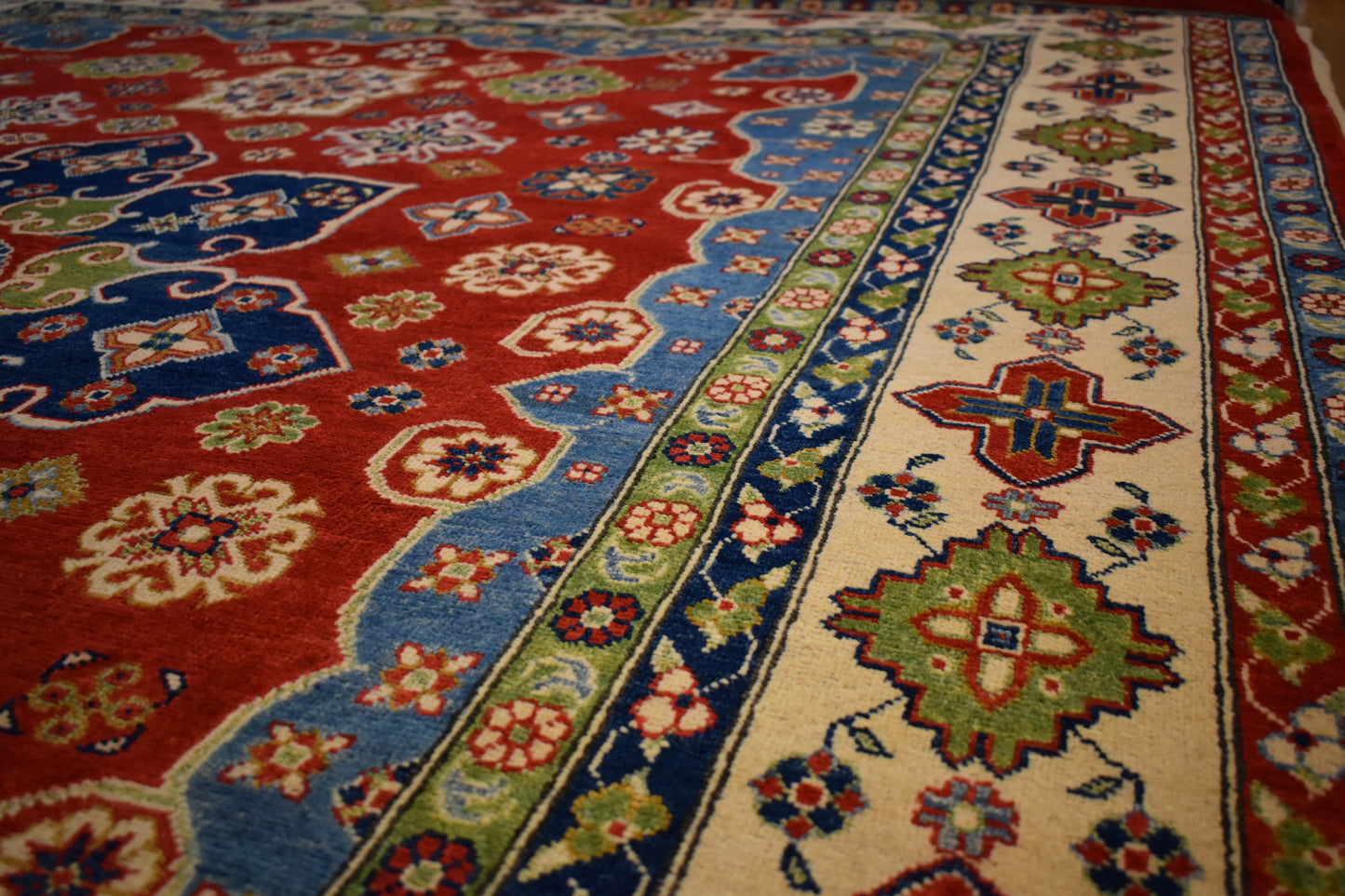 Afghan Kazak - 8.8x12.1 - 115