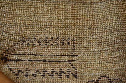 Antique Turkish Anatolian Rug, 2'8" x 4', in beige, brown and khaki - photo 4