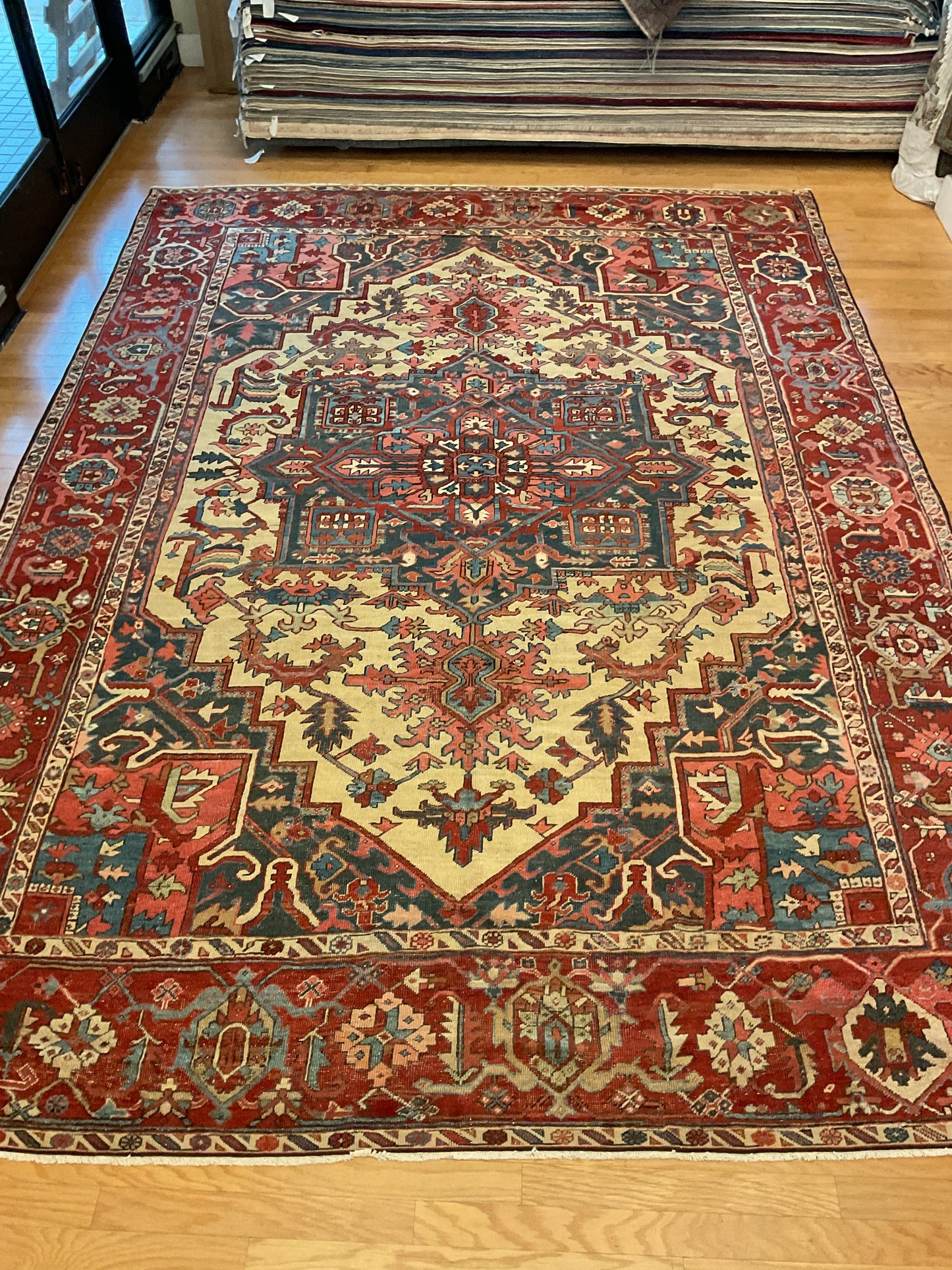 Persian Heriz - 9.9x13.8 - 11766BN