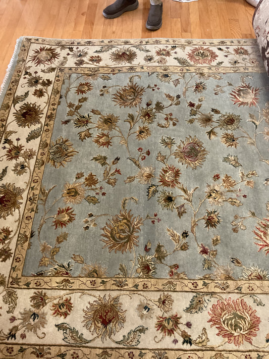 Indian Agra Jaipur W/silk - 5.11x9.0 - 155566