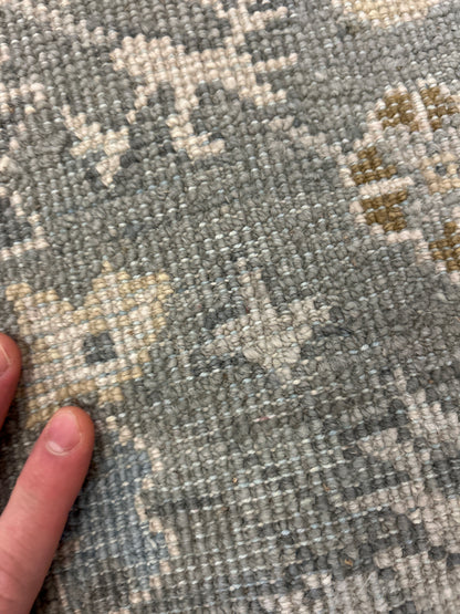 Indian Bidjar Rug, 8' x 10', in beige, blue and grey - photo 4