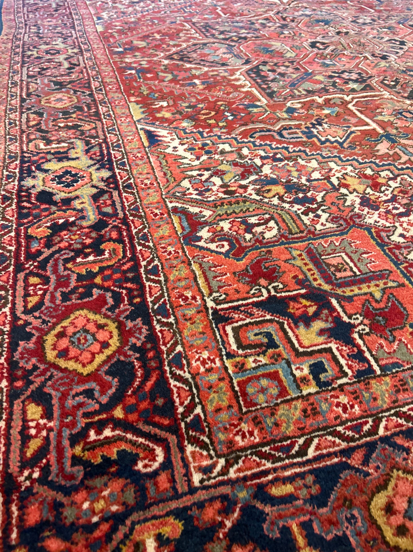 Persian Heriz - 9.10x12.2 - 011694