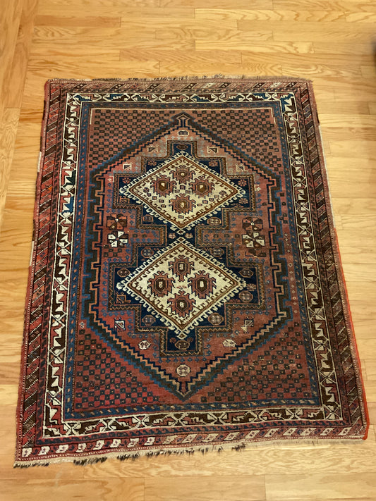 Persian Afshar - 4.1x6.4 - 33684