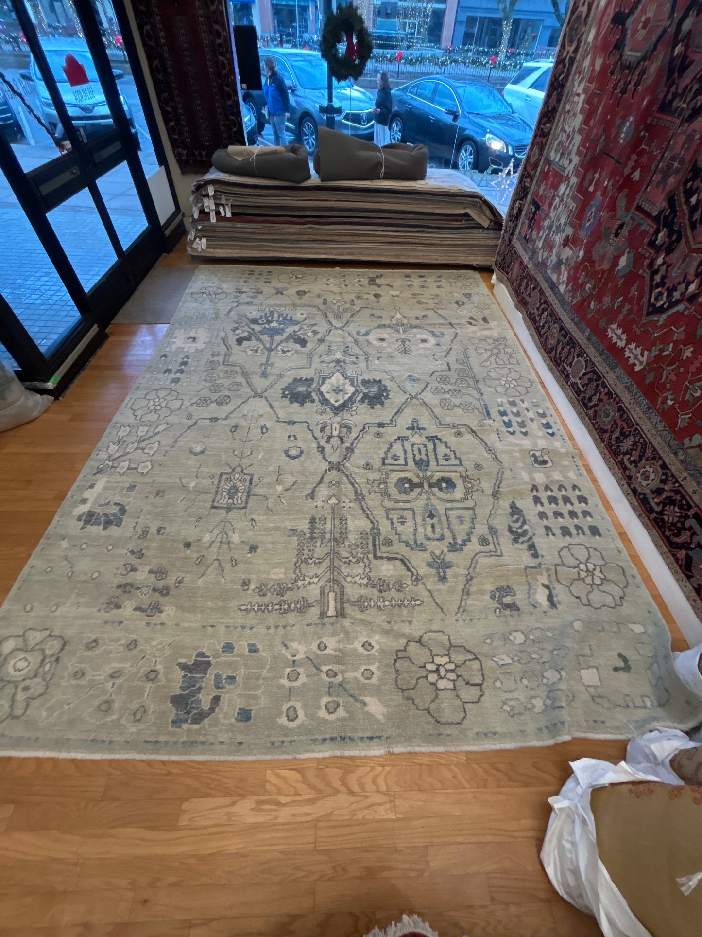 Turkish Oushak - 10.10x14.9 - AC1136