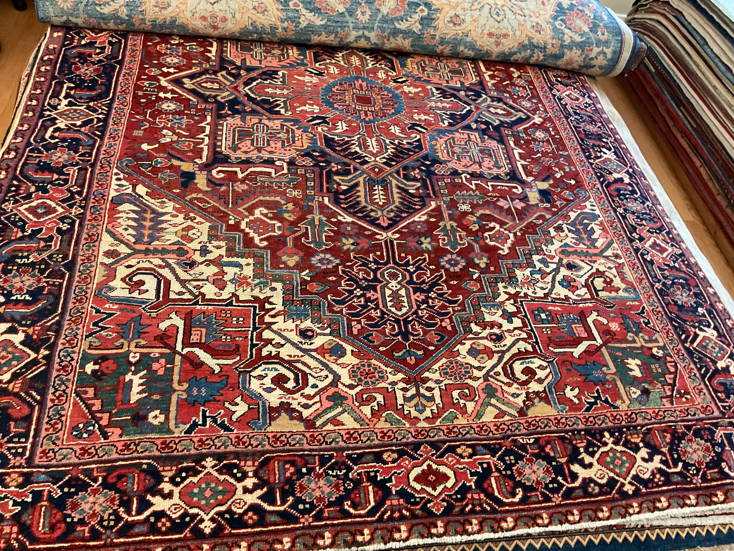 Persian Heriz - 8.5x11.8 - 11768BN