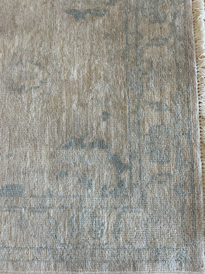 Pakistani Peshawar Runner, 2'5" x 23'8", in blue, cream and ivory - photo 2