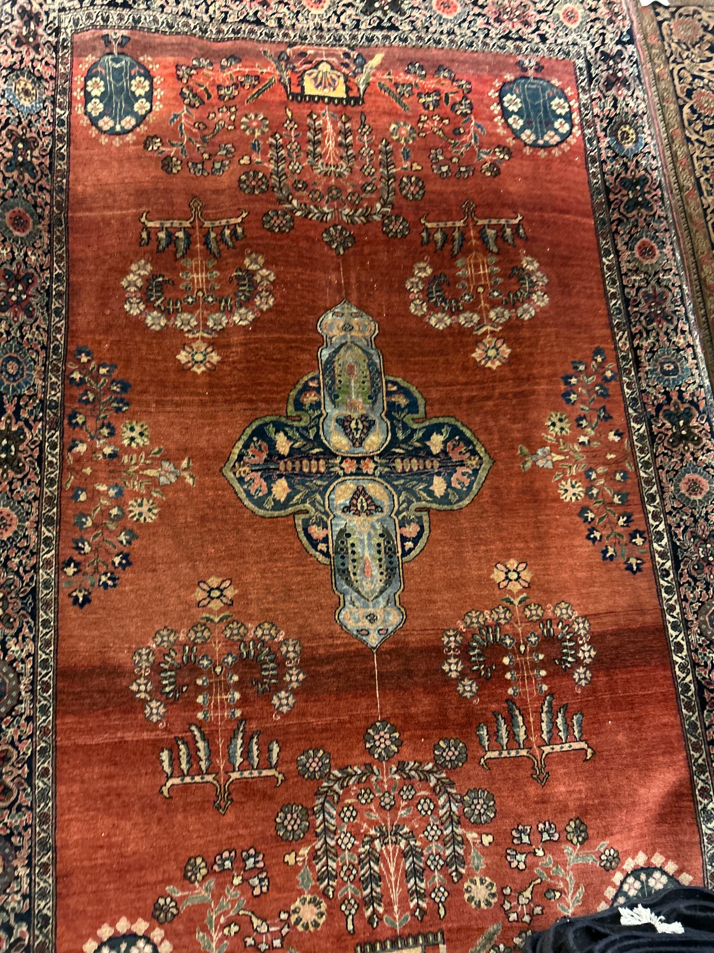 Persian Sarouk Farahan - 4.3x6.7 - Z5583