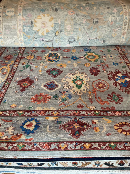 Afghan Oushak - 10.1x13.9 - 104-1A