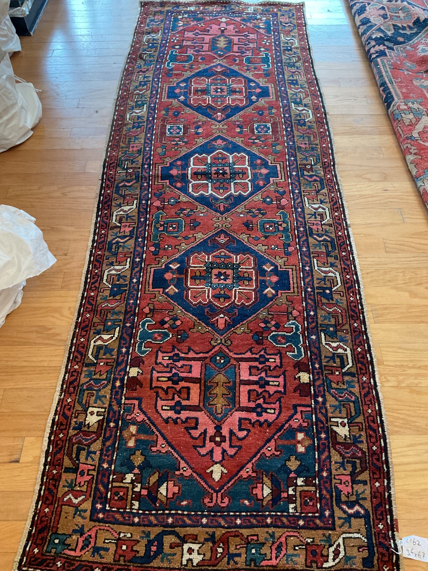 Persian Heriz - 3.4x9.10 - 145943