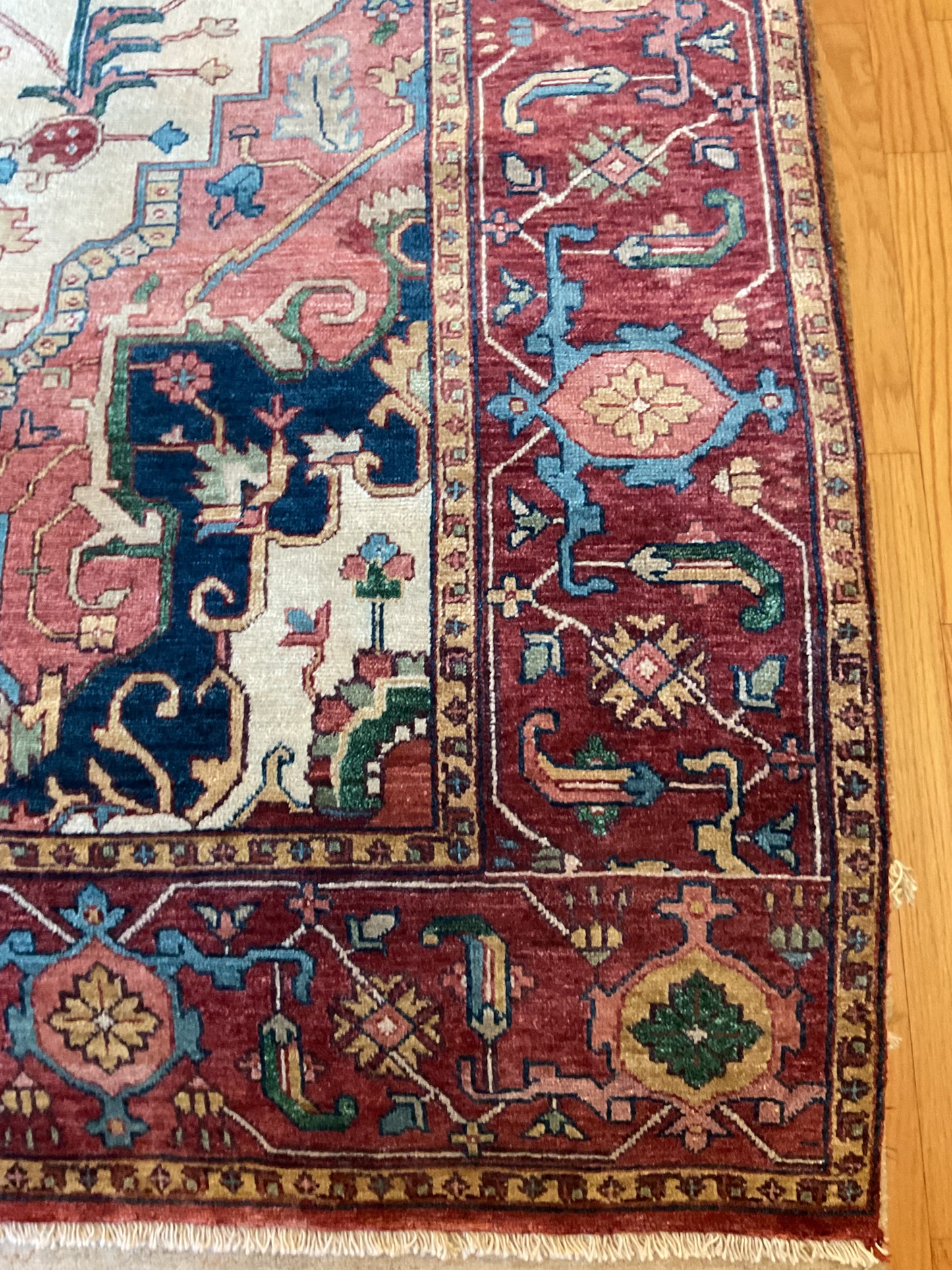 Indian Heriz Serapi - 6.1x9.3 - 136652