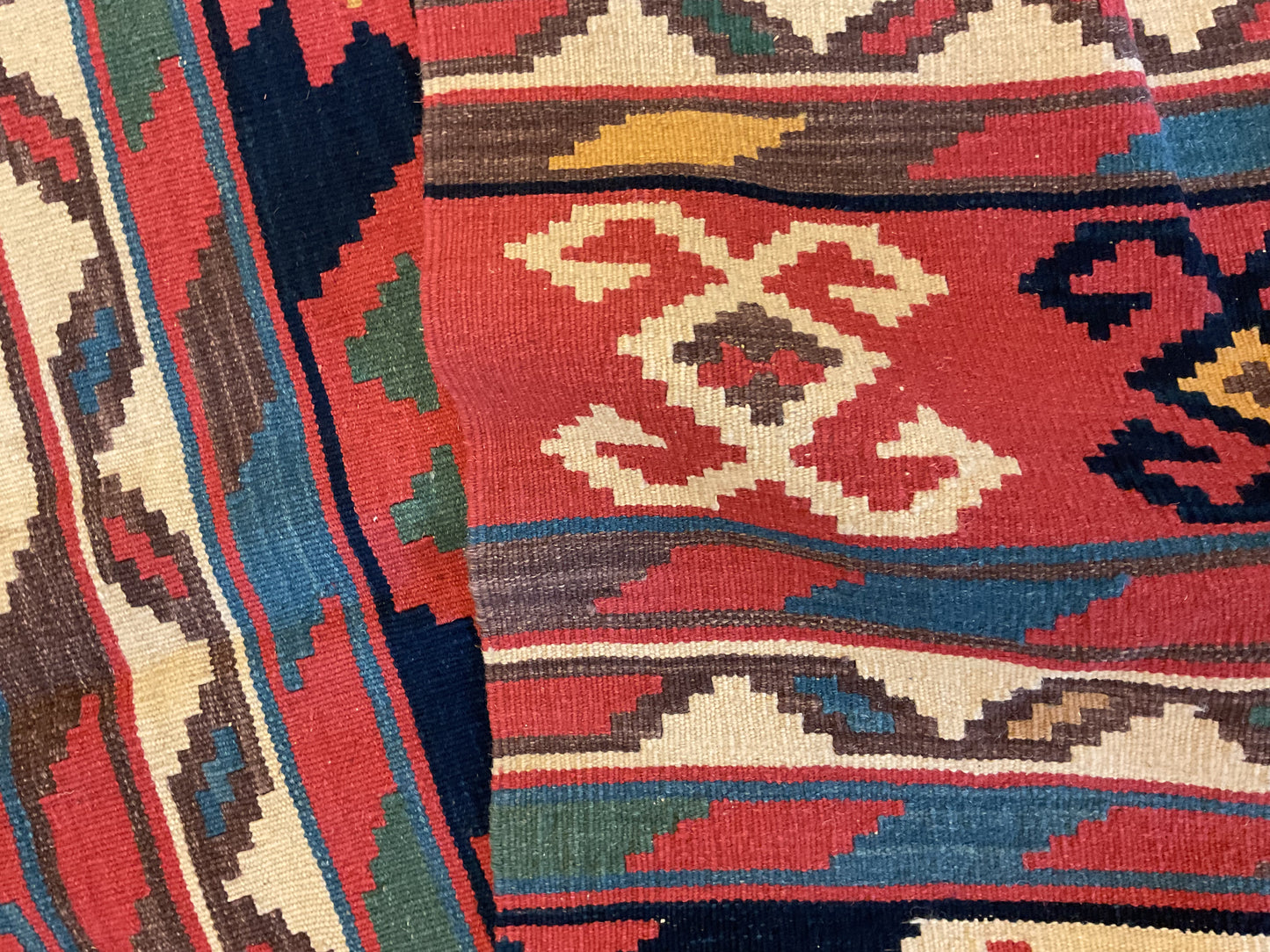 Afghan Kilim - 7.8x8.0 - 13052