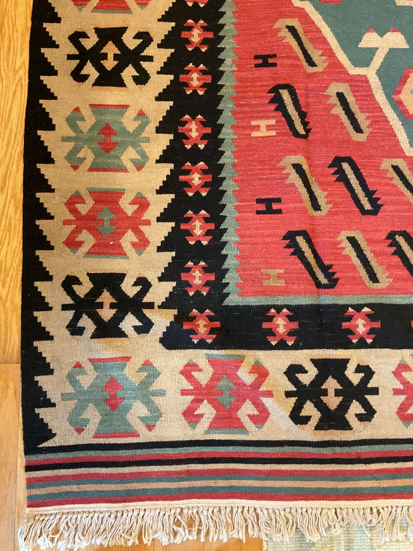 Afghan Kilim - 6.9x8.1 - 13051