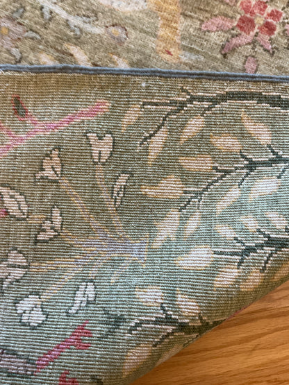 Afghan Peshawar Runner, 2'10" x 9'8", in green, ivory, red and rose - photo 3