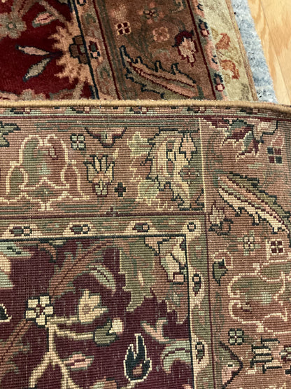 Indian Agra Jaipur Runner, 2'6" x 12', in brown, camel and red - photo 4