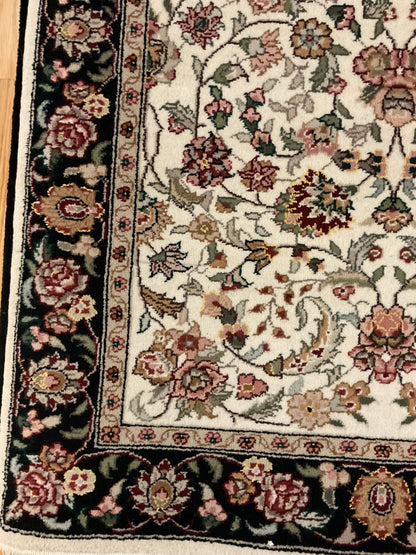 Sino Kashan Runner, 2'6" x 12', in black, brown and ivory - photo 2