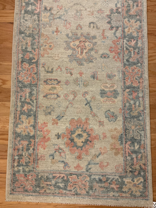 Afghan Oushak - 2.5x8.2 - 12276