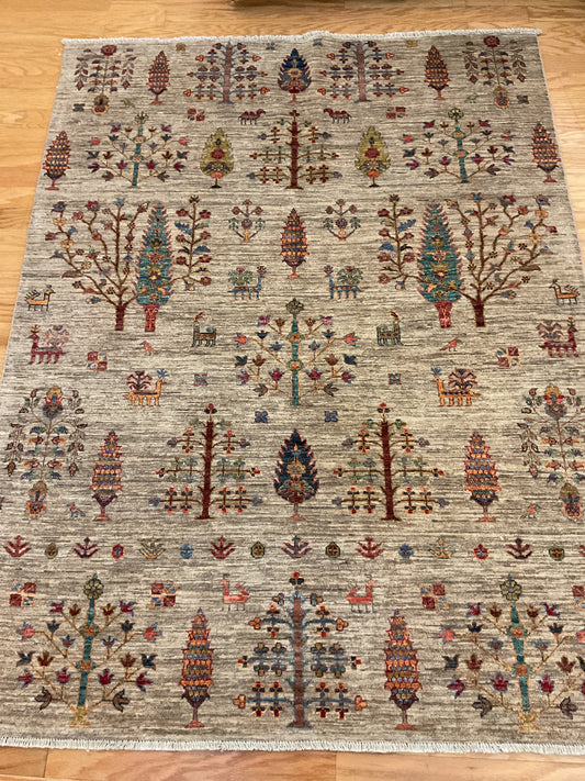 Afghan Mohal Tree - 5.0x6.7 - MB10848