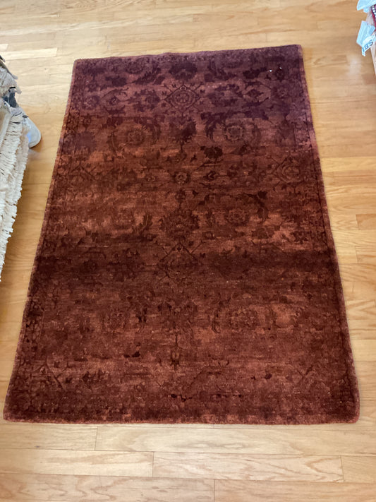 Indian Tibetan W/art silk - 4.1x6.2 - 57639